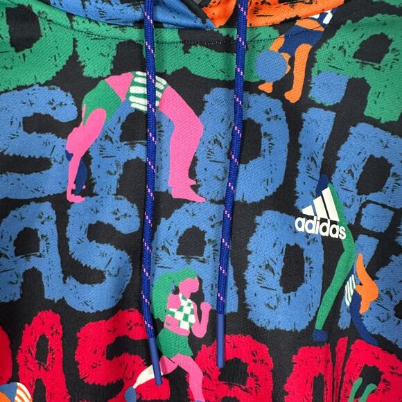 ADIDAS × FARM RIO Hoodie
3-Stripes Loose Cropped Colorful
EUC! Medium - Picture 5 of 7